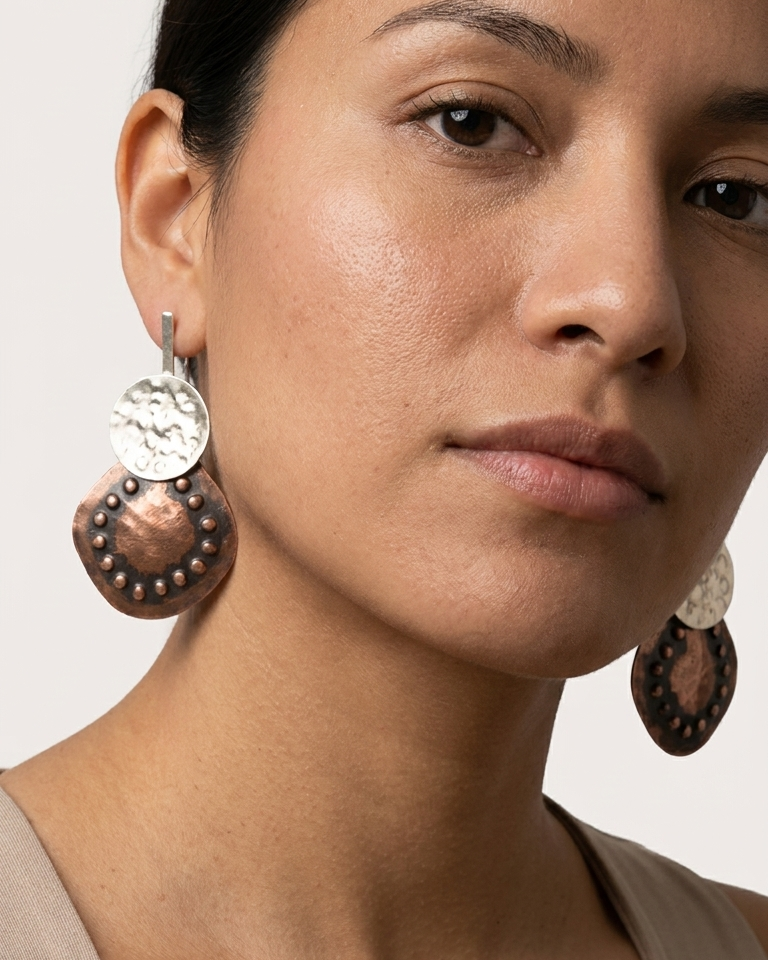 Pendientes Magda textura ++
